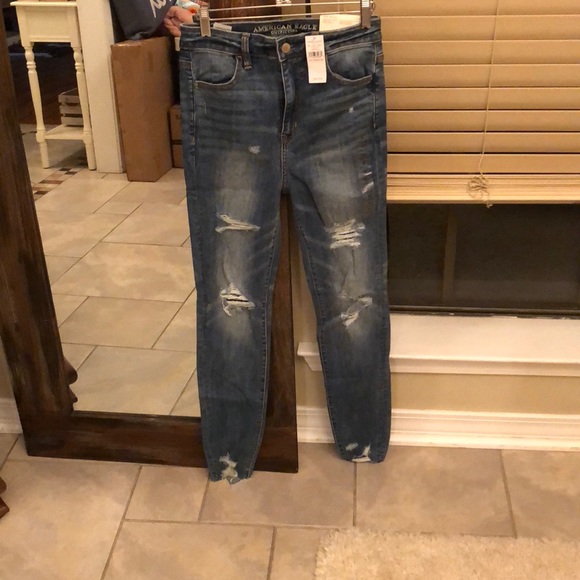 American eagle super stretch jeans size 4 regular - Picture 1 of 4